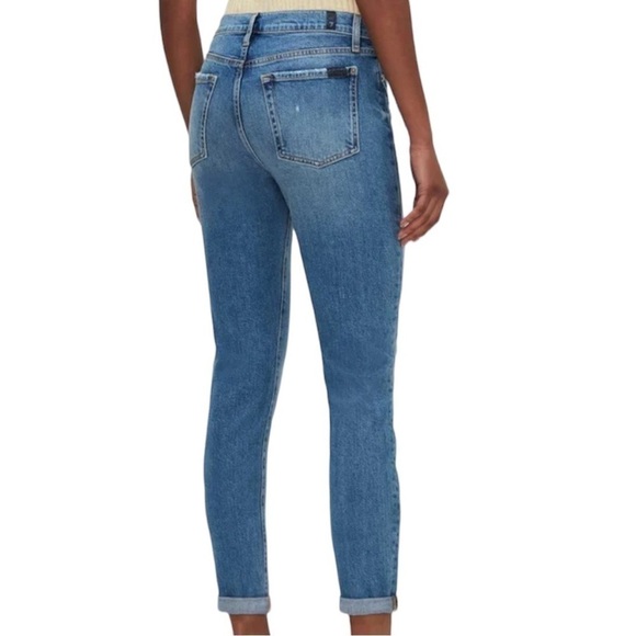 7 for all mankind High Waist Josefina Button Fly Jeans Size 26 - Picture 1 of 10